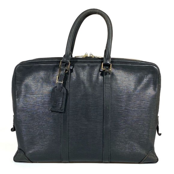00450182# Louis Vuitton Business Bag Black Epi Noir - Picture 1 of 12